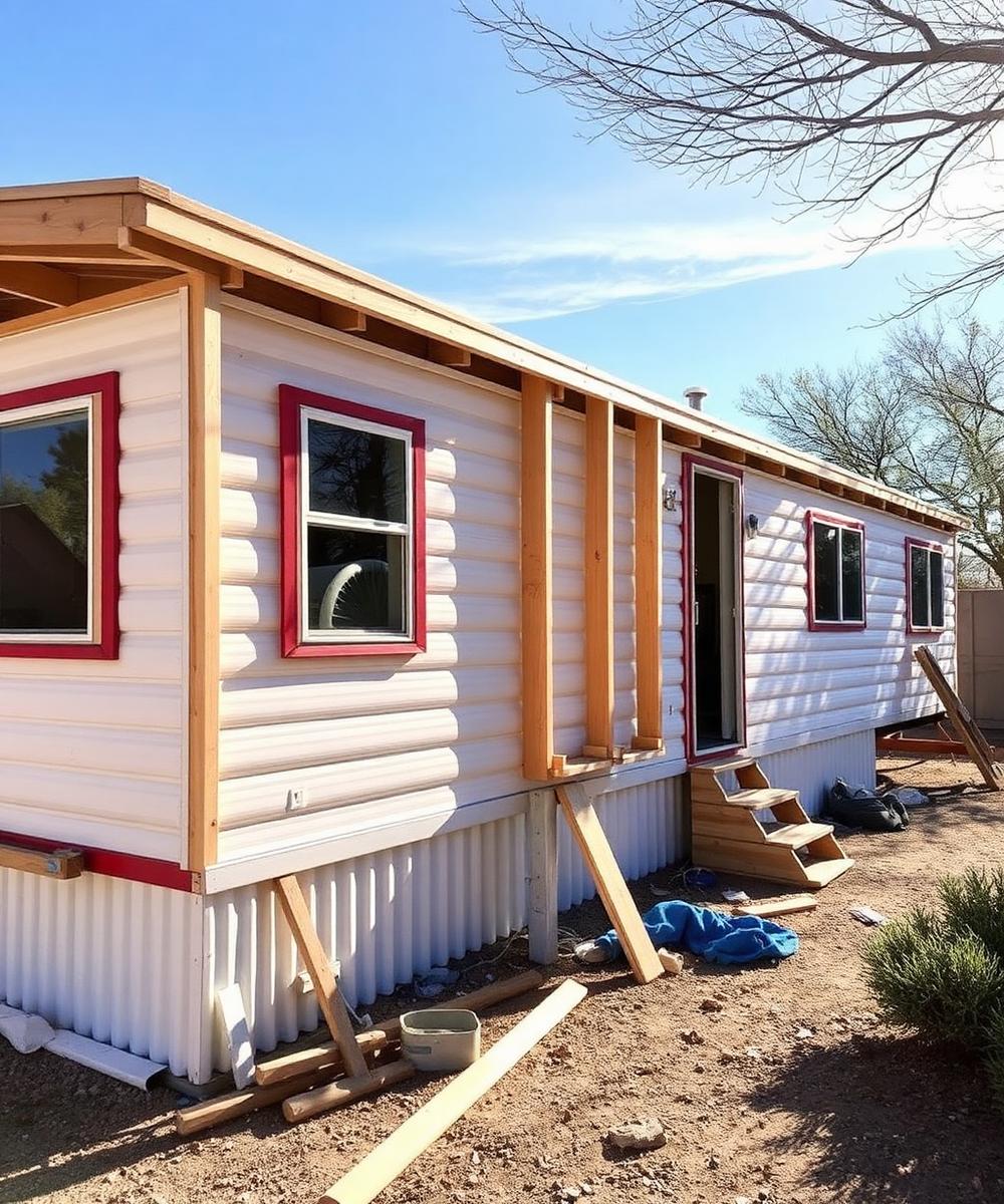 Mobile home addition in Apache Junction, Arizona